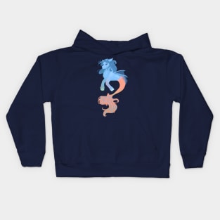 Coral Hippocampus Kids Hoodie